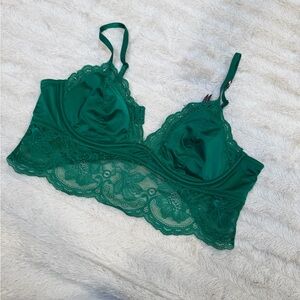 Very Sexy Lace Green Bralette
